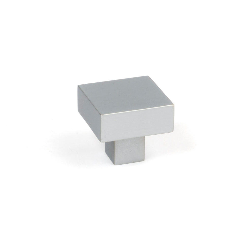 From The Anvil's Satin Chrome Albers Cabinet Knob