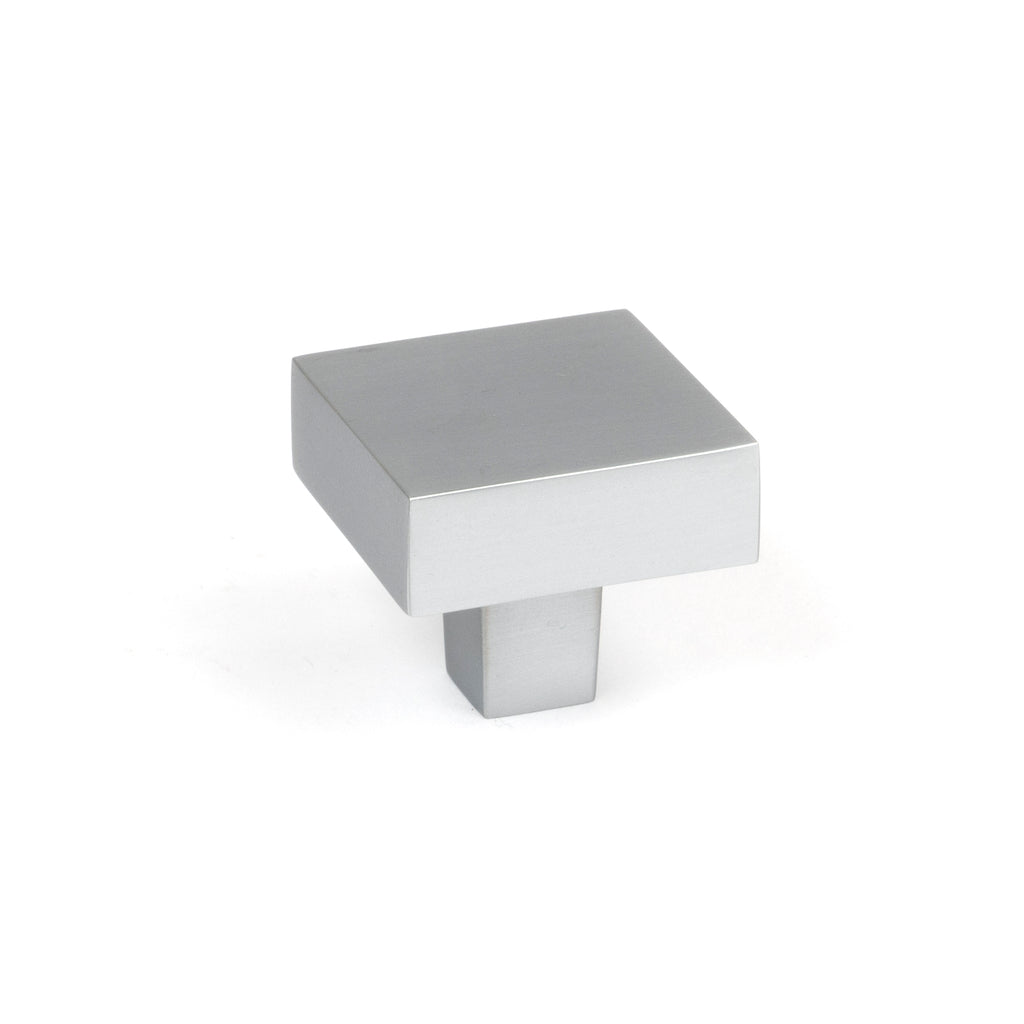 From The Anvil's Satin Chrome Albers Cabinet Knob