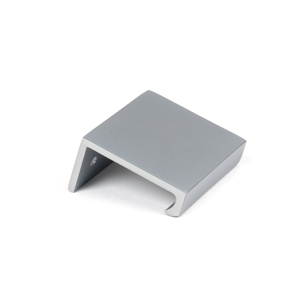 From The Anvil's Satin Chrome Plain Edge Pull