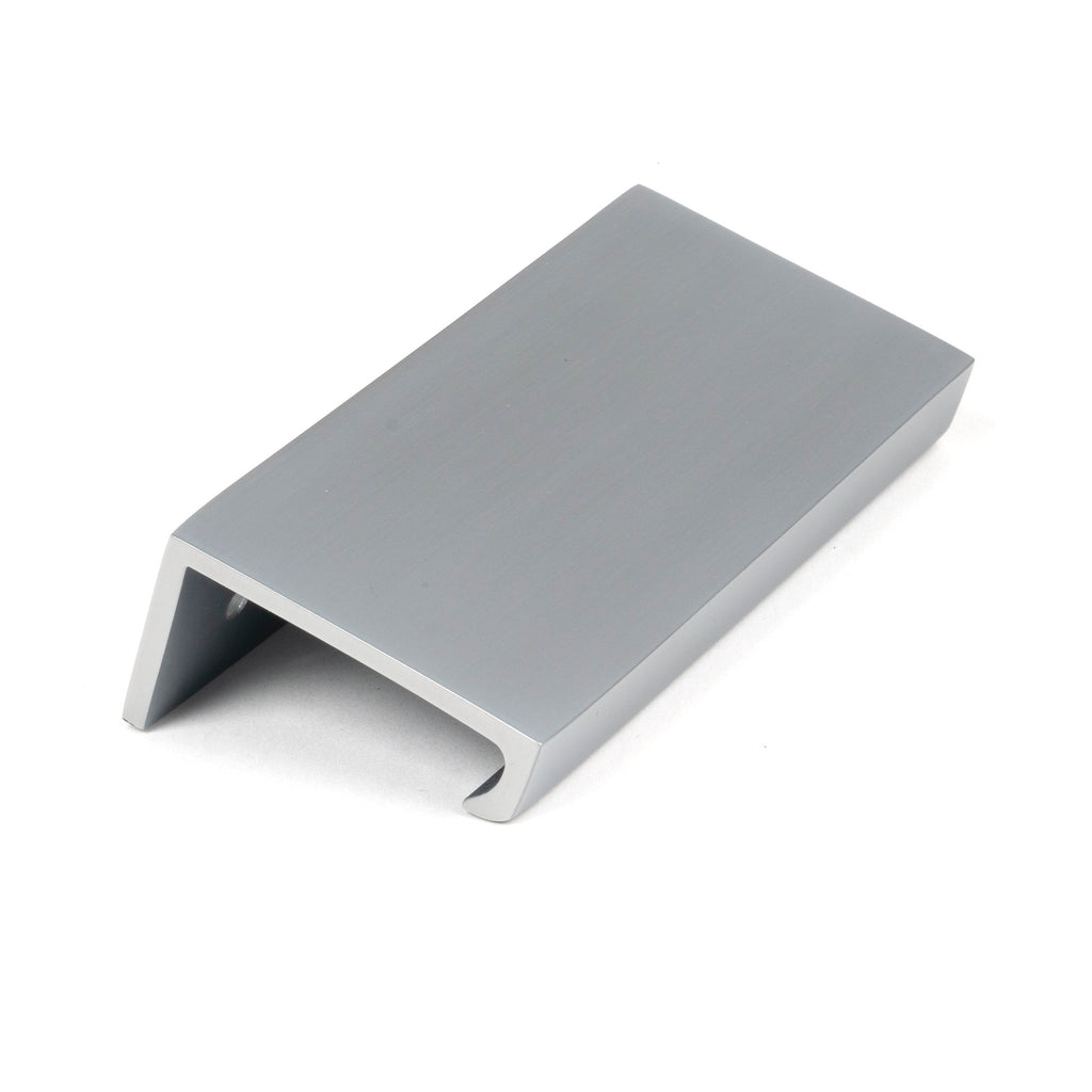 From The Anvil's Satin Chrome Plain Edge Pull