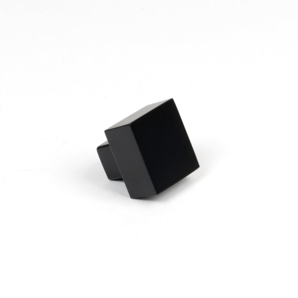 From The Anvil's Matt Black Albers Cabinet Knob