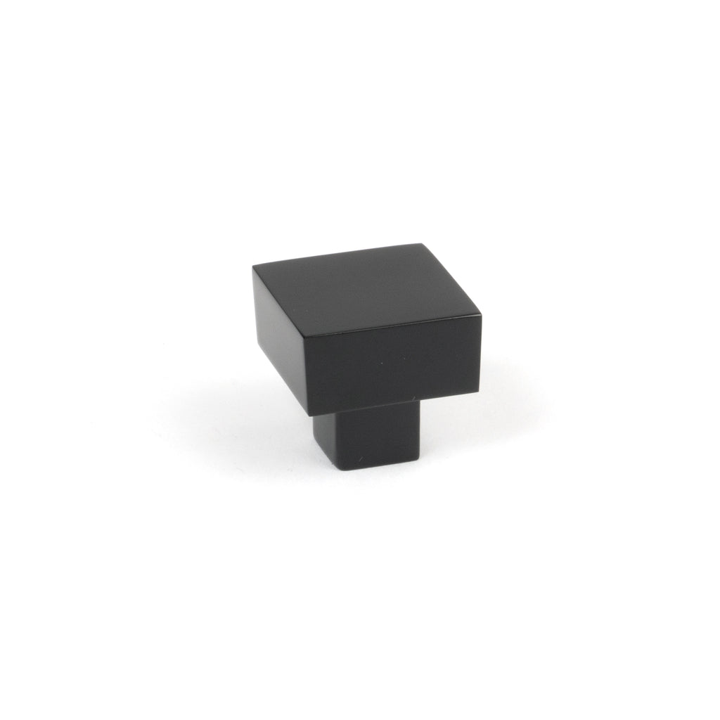 From The Anvil's Matt Black Albers Cabinet Knob