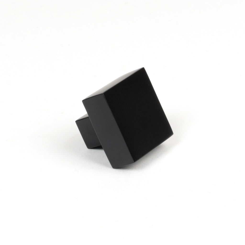 From The Anvil's Matt Black Albers Cabinet Knob