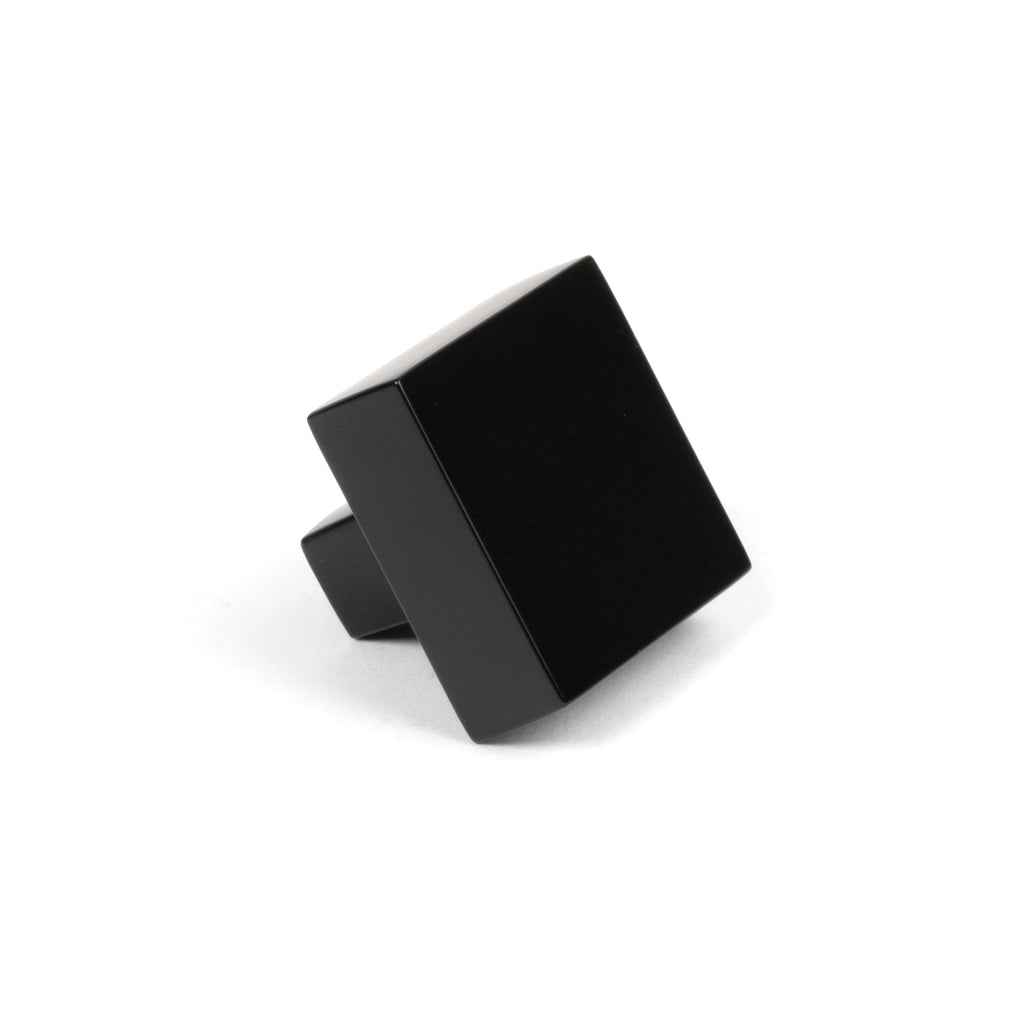 From The Anvil's Matt Black Albers Cabinet Knob