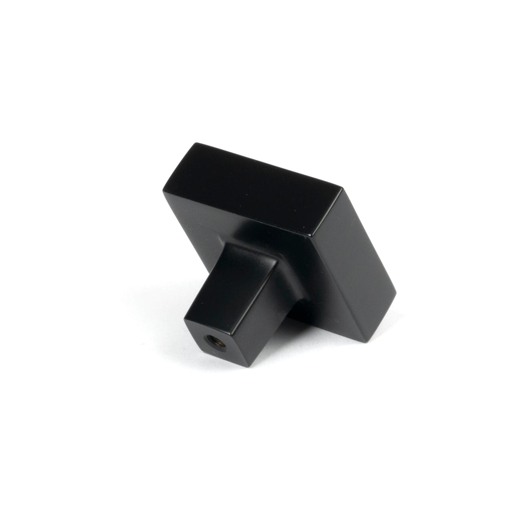 From The Anvil's Matt Black Albers Cabinet Knob