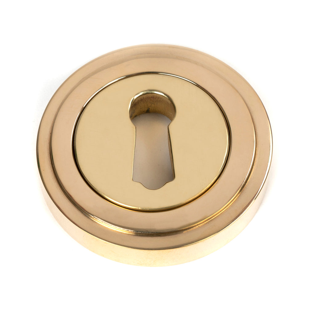 From The Anvil's Polished Brass Round Escutcheon