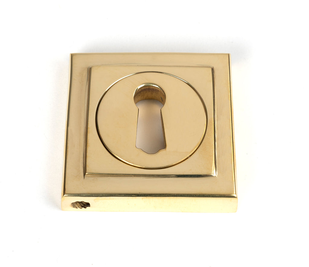 From The Anvil's Polished Brass Round Escutcheon