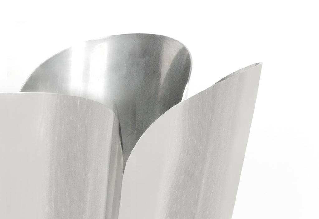 From The Anvil's Polished Marine SS (316) Stainless Steel Flora Plant Pot