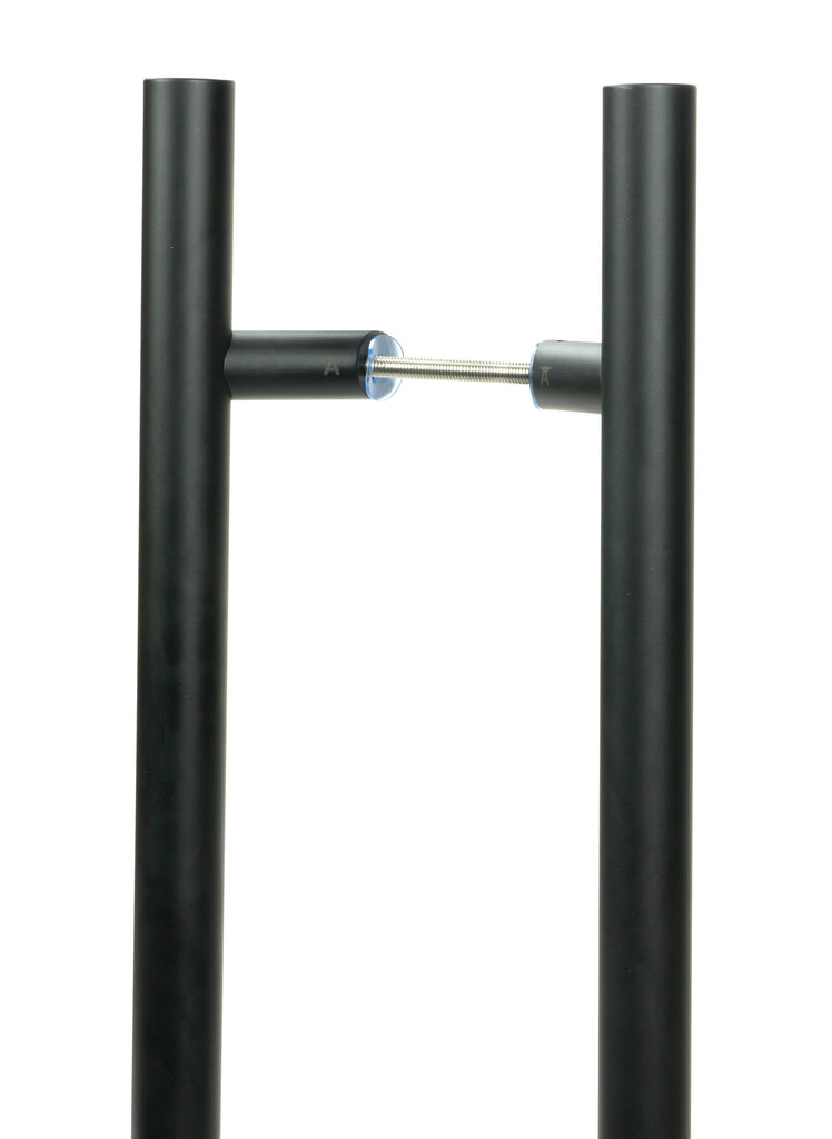 From The Anvil's Matt Black Offset T Bar Handle B2B 32mm dia