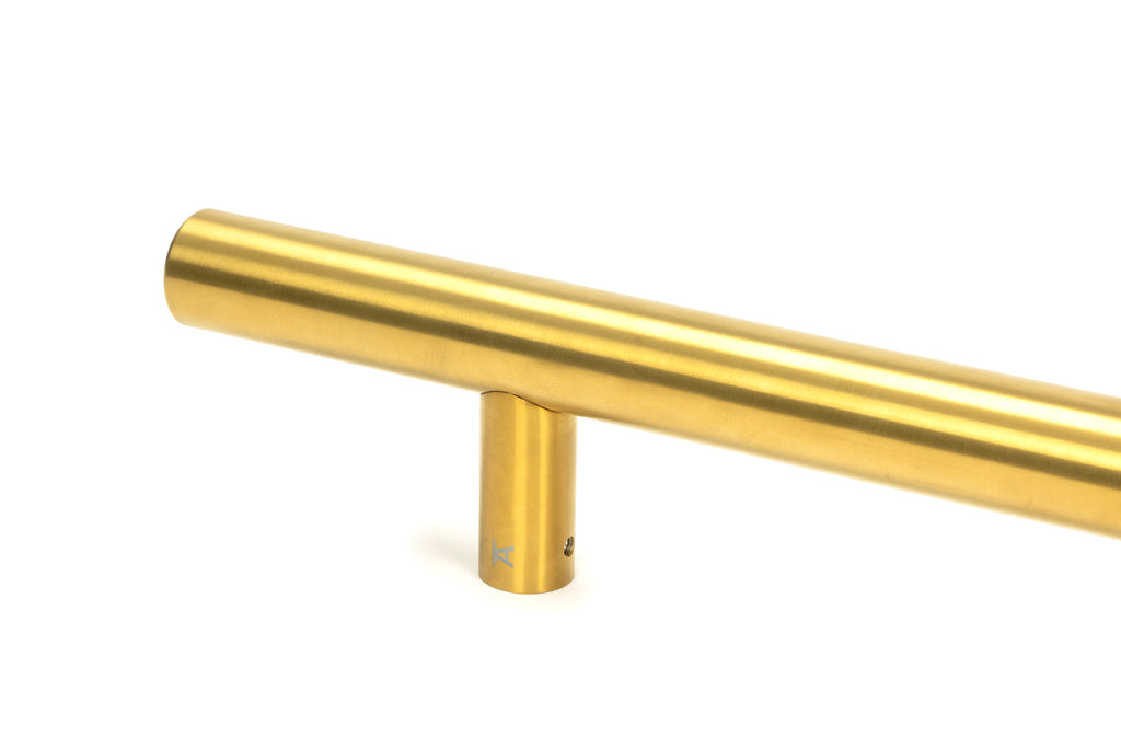 From The Anvil's Aged Brass T Bar Handle Secret Fix 32mm dia