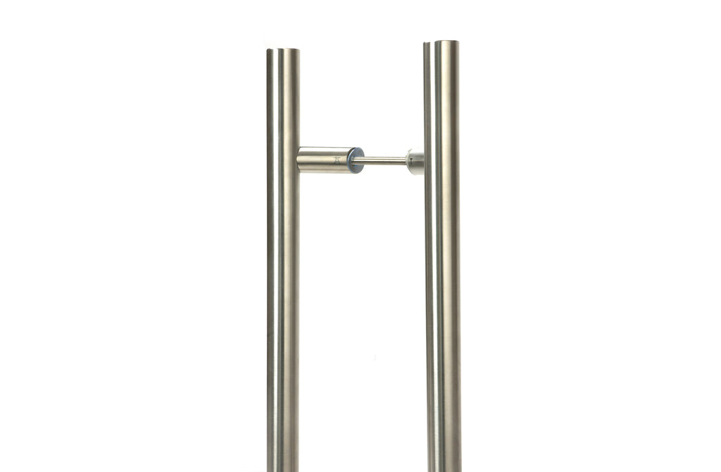 From The Anvil's Satin Stainless Steel (304) 100mm Back to Back Fixings for T Bar (2) - Offset