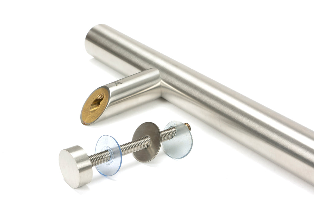 From The Anvil's Satin Stainless Steel (304) 100mm Bolt Fixings for T Bar (2) - Offset