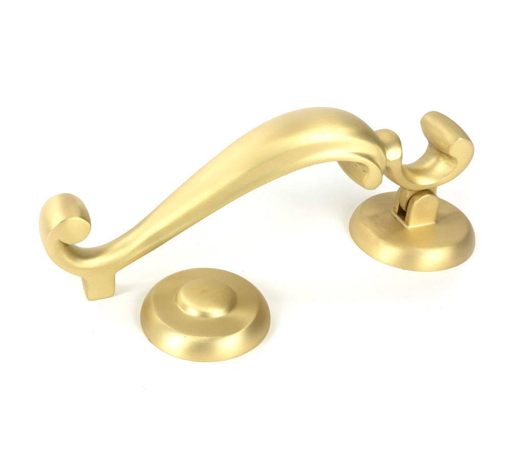 From The Anvil's Satin Brass Doctor's Door Knocker