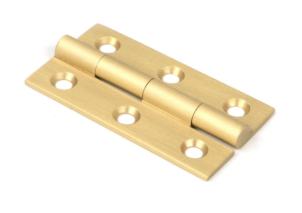 From The Anvil's Satin Brass Butt Hinge (pair)