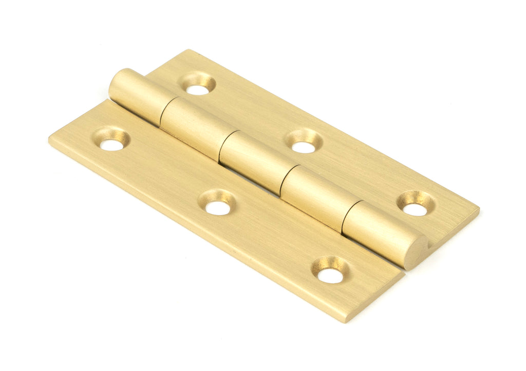 From The Anvil's Satin Brass Butt Hinge (pair)