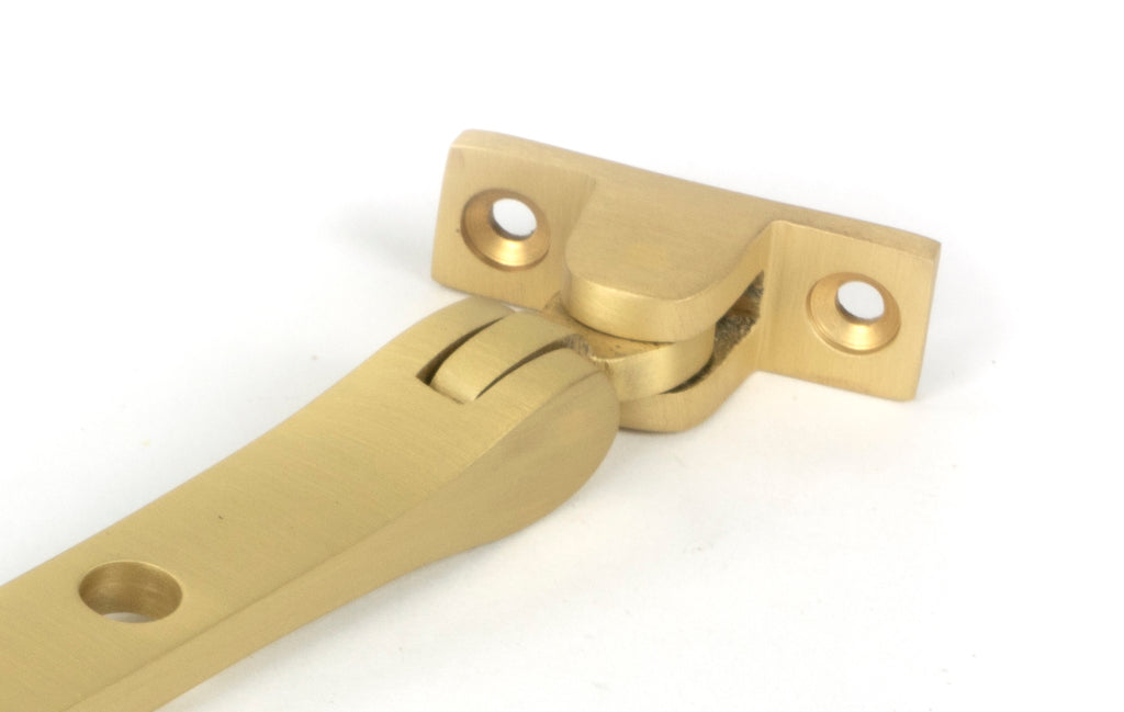 From The Anvil's Satin Brass Brompton Stay