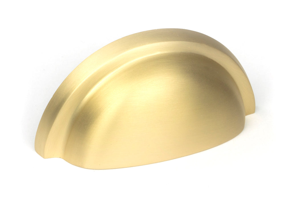 From The Anvil's Satin Brass Regency Concealed Drawer Pull