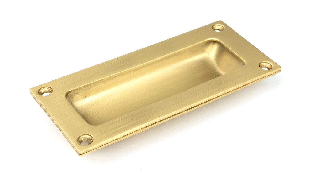 From The Anvil's Satin Brass Flush Handle