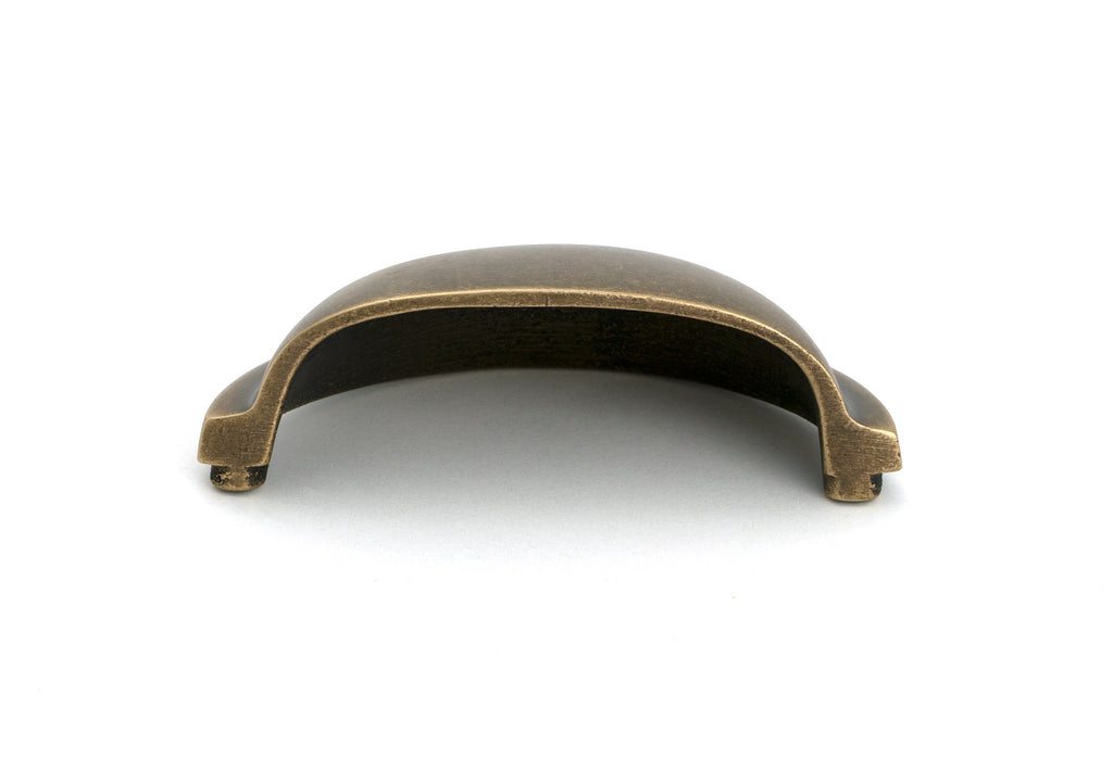 From The Anvil's Burnished Brass Regency Concealed Drawer Pull