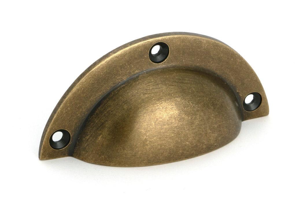 From The Anvil's Burnished Brass Plain Drawer Pull