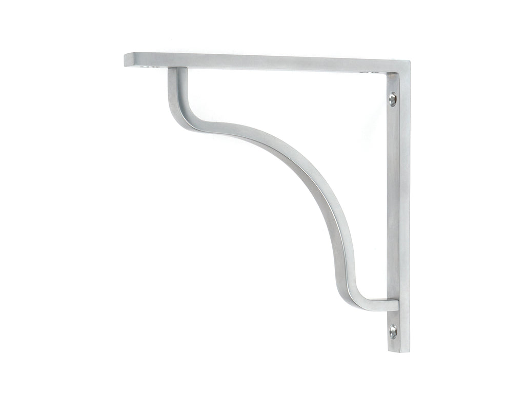 From The Anvil's Satin Chrome Abingdon Shelf Bracket