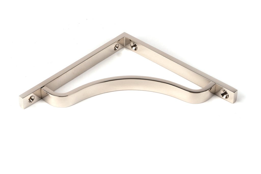 From The Anvil's Polished Nickel Abingdon Shelf Bracket