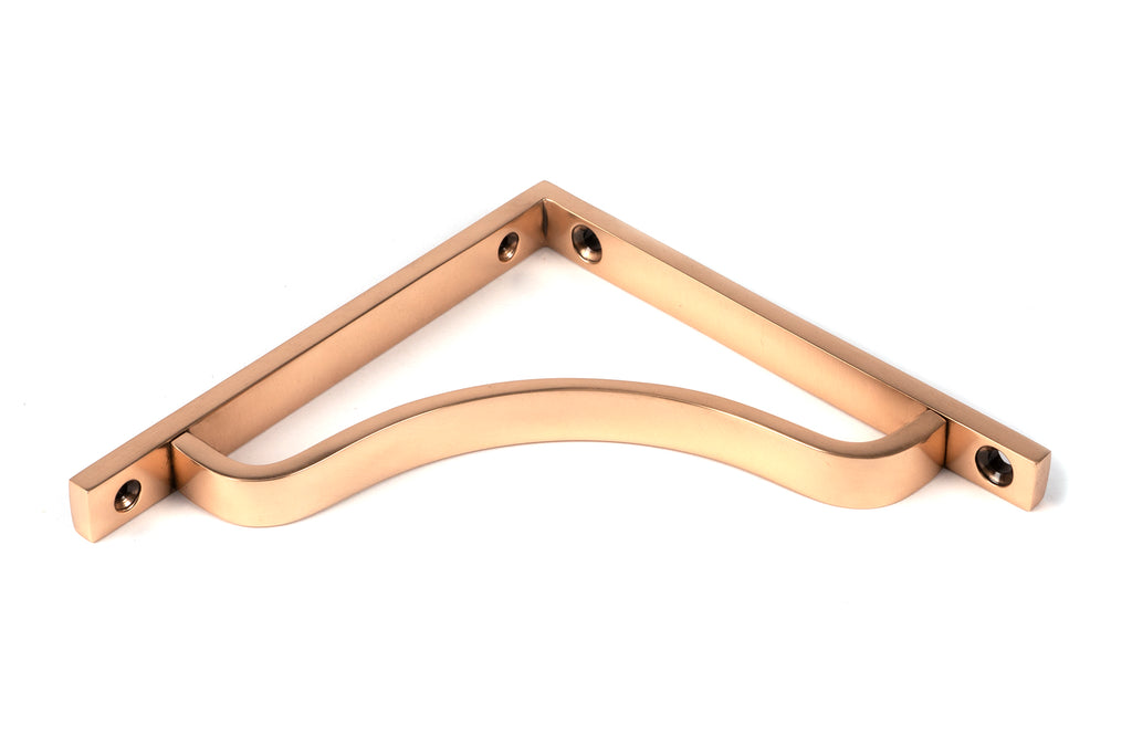 From The Anvil's Polished Bronze Abingdon Shelf Bracket