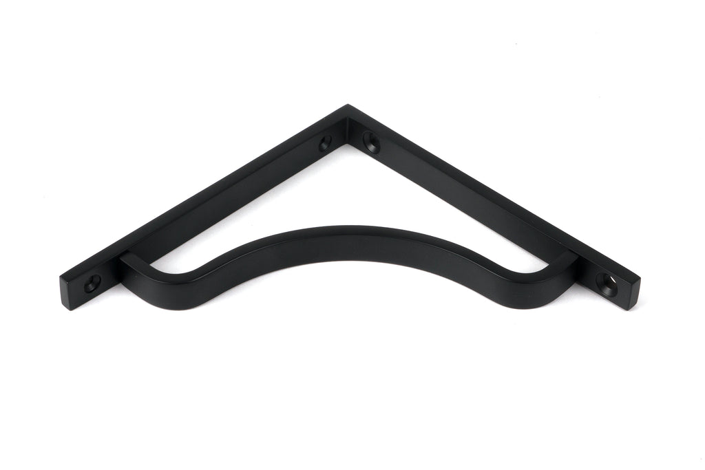 From The Anvil's Matt Black Abingdon Shelf Bracket