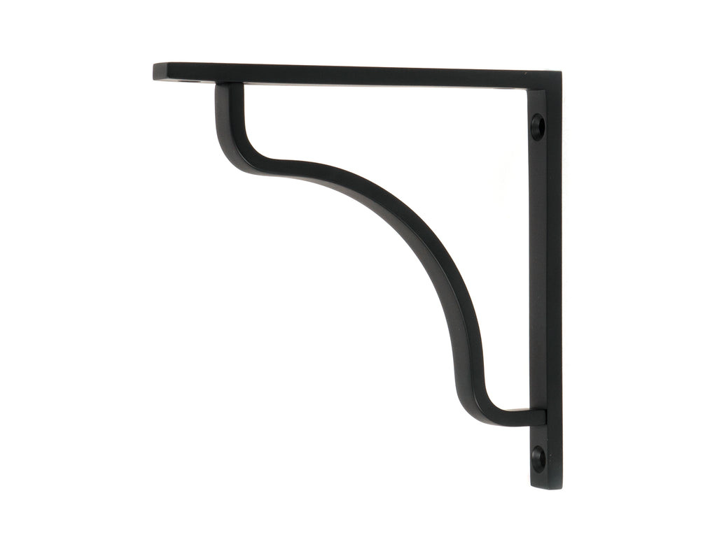 From The Anvil's Matt Black Abingdon Shelf Bracket