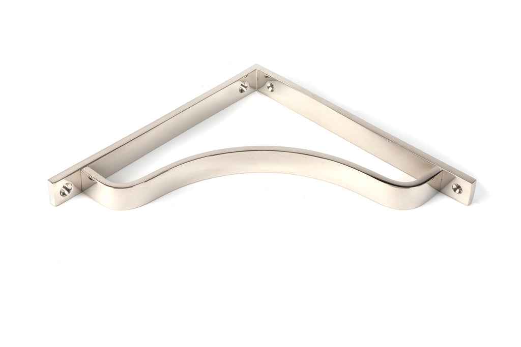 From The Anvil's Polished Nickel Abingdon Shelf Bracket