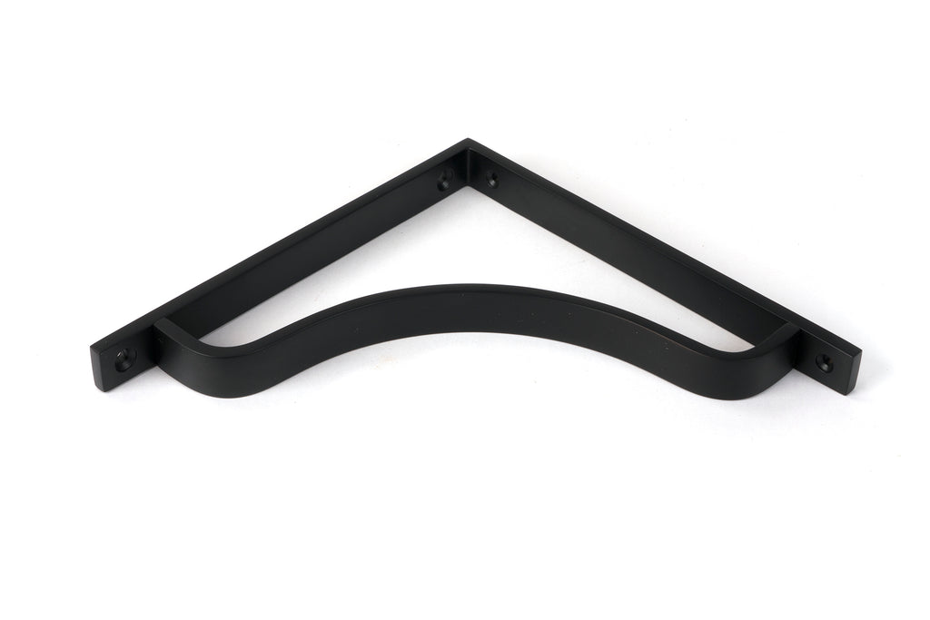 From The Anvil's Matt Black Abingdon Shelf Bracket