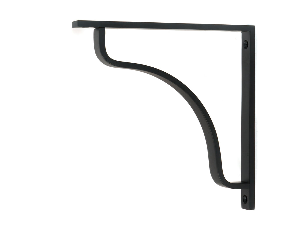 From The Anvil's Matt Black Abingdon Shelf Bracket