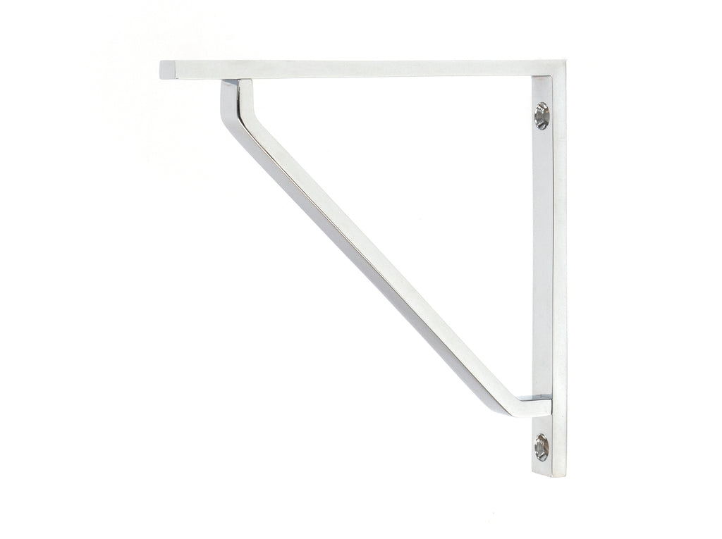 From The Anvil's Polished Chrome Barton Shelf Bracket