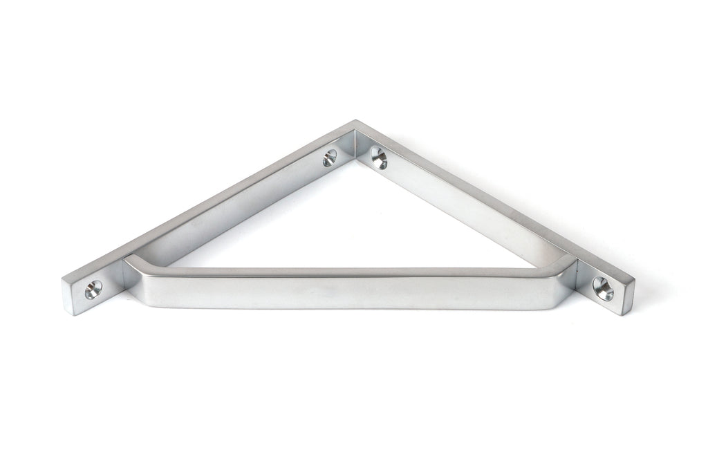 From The Anvil's Satin Chrome Barton Shelf Bracket