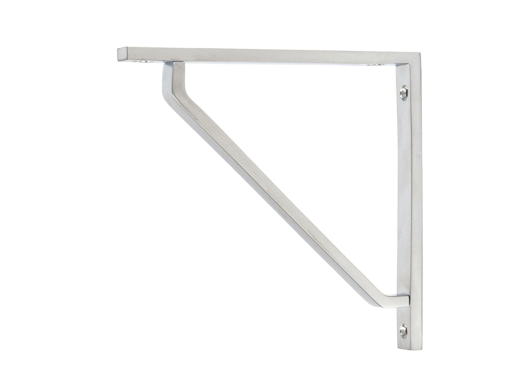 From The Anvil's Satin Chrome Barton Shelf Bracket