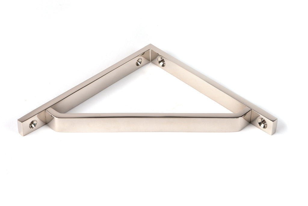 From The Anvil's Polished Nickel Barton Shelf Bracket