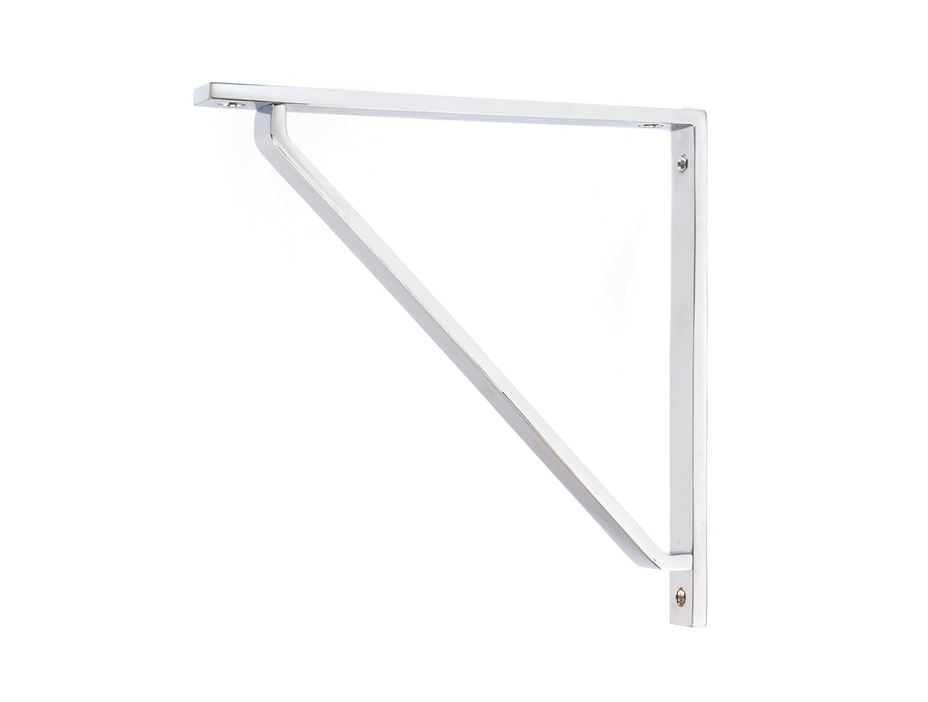 From The Anvil's Polished Chrome Barton Shelf Bracket