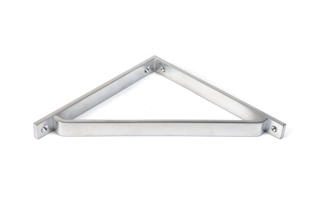 From The Anvil's Satin Chrome Barton Shelf Bracket