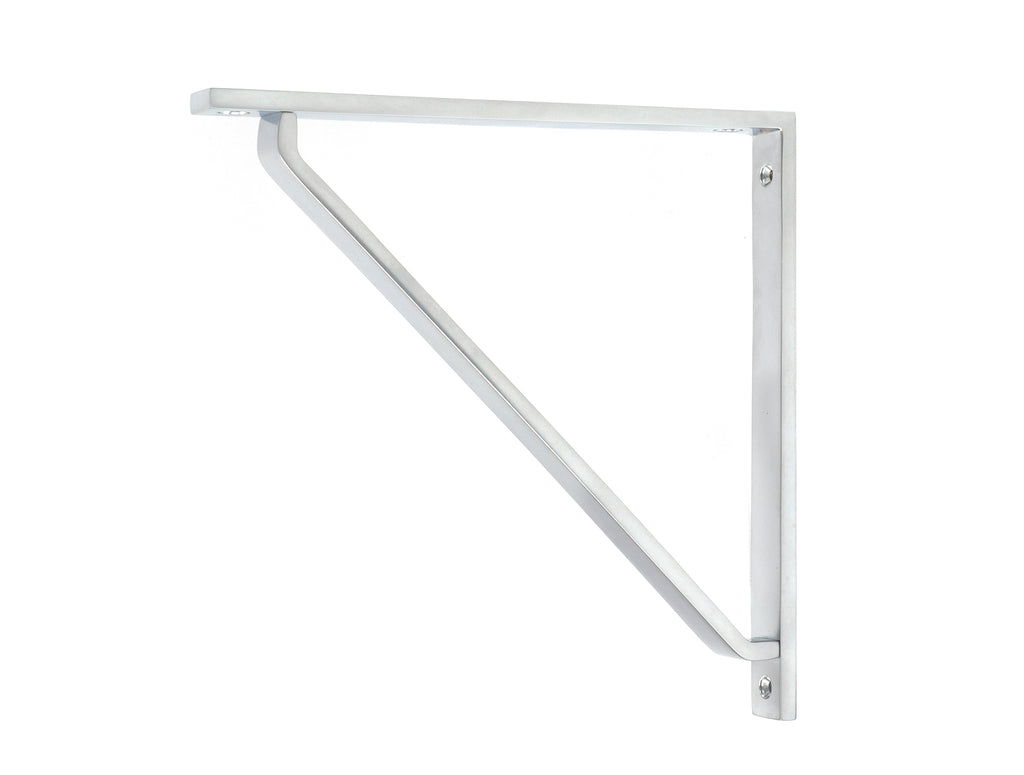 From The Anvil's Satin Chrome Barton Shelf Bracket