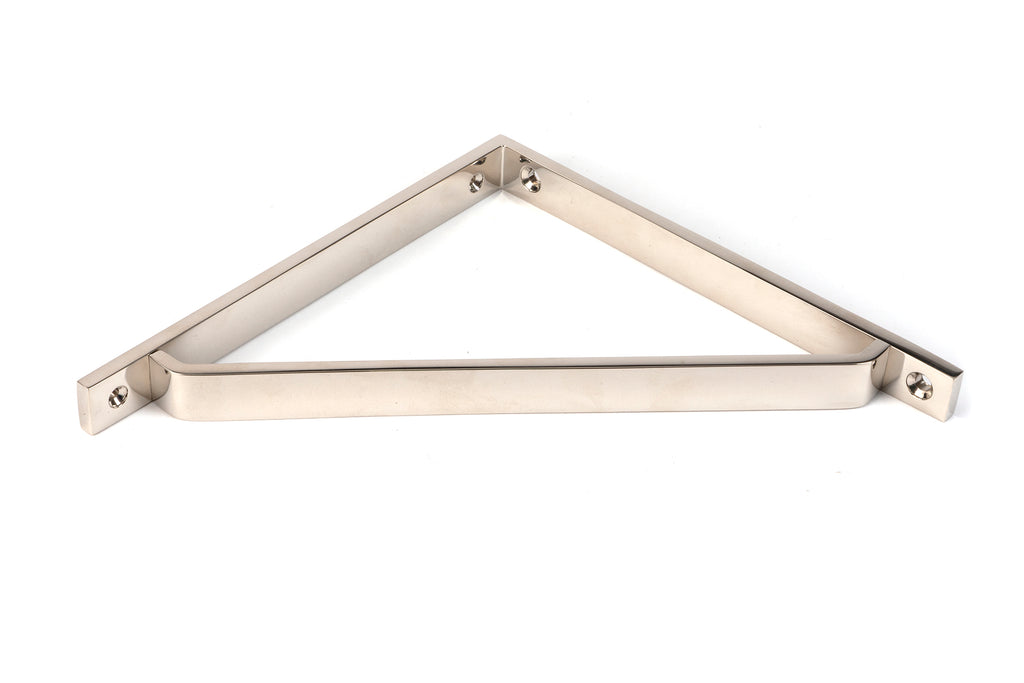 From The Anvil's Polished Nickel Barton Shelf Bracket