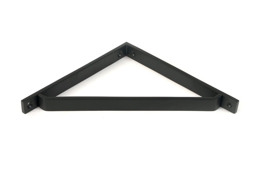 From The Anvil's Matt Black Barton Shelf Bracket