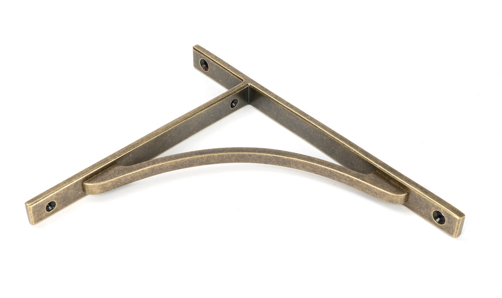 From The Anvil's Burnished Brass Apperley Shelf Bracket