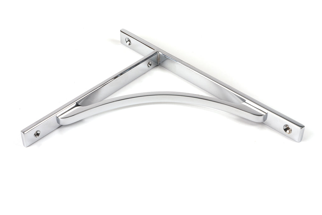 From The Anvil's Polished Chrome Apperley Shelf Bracket