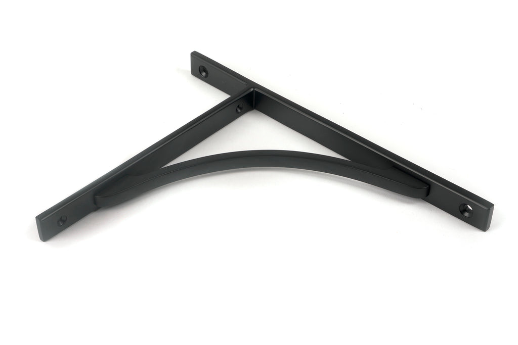 From The Anvil's Matt Black Apperley Shelf Bracket