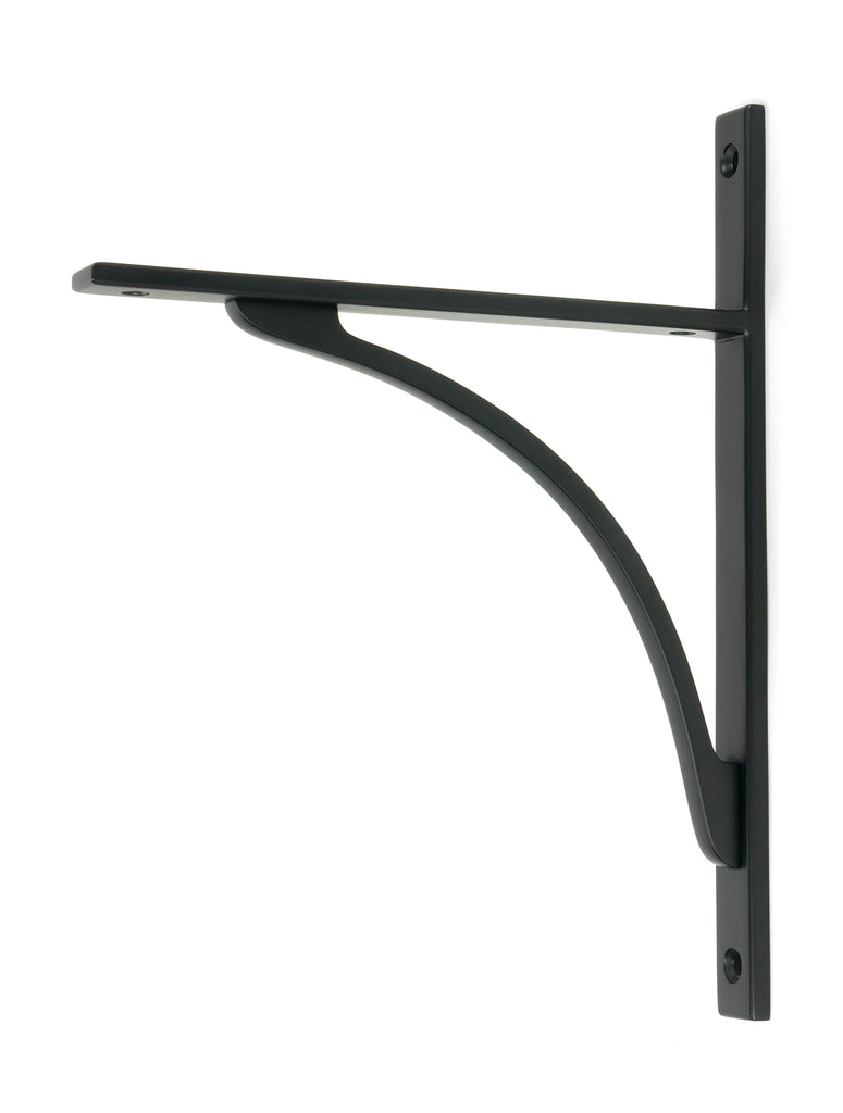 From The Anvil's Matt Black Apperley Shelf Bracket