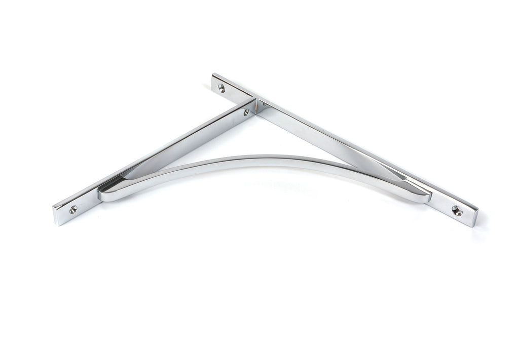 From The Anvil's Polished Chrome Apperley Shelf Bracket