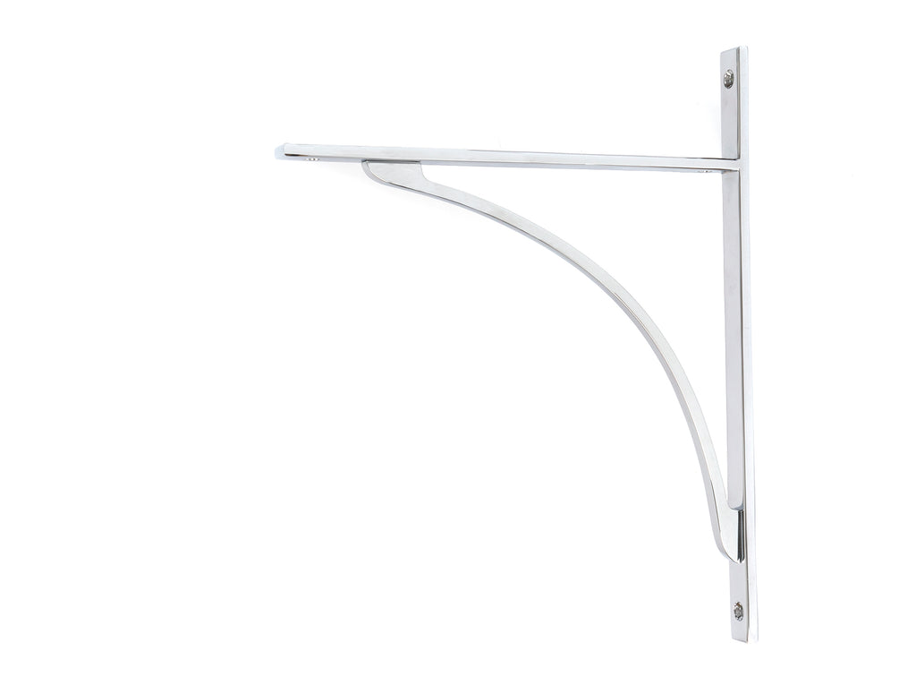 From The Anvil's Polished Chrome Apperley Shelf Bracket