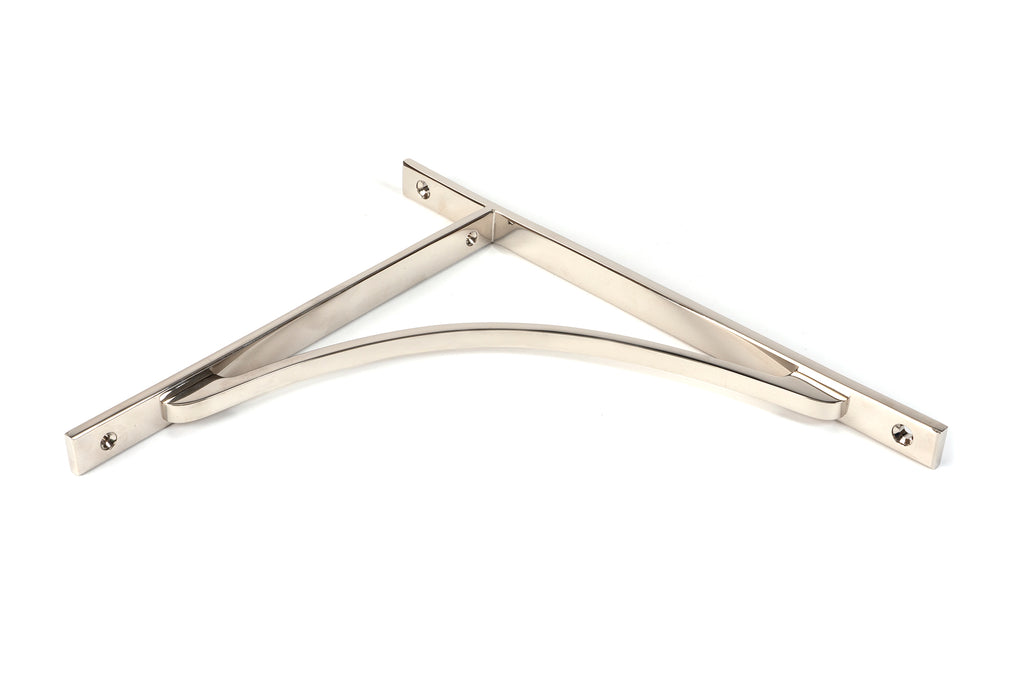 From The Anvil's Polished Nickel Apperley Shelf Bracket