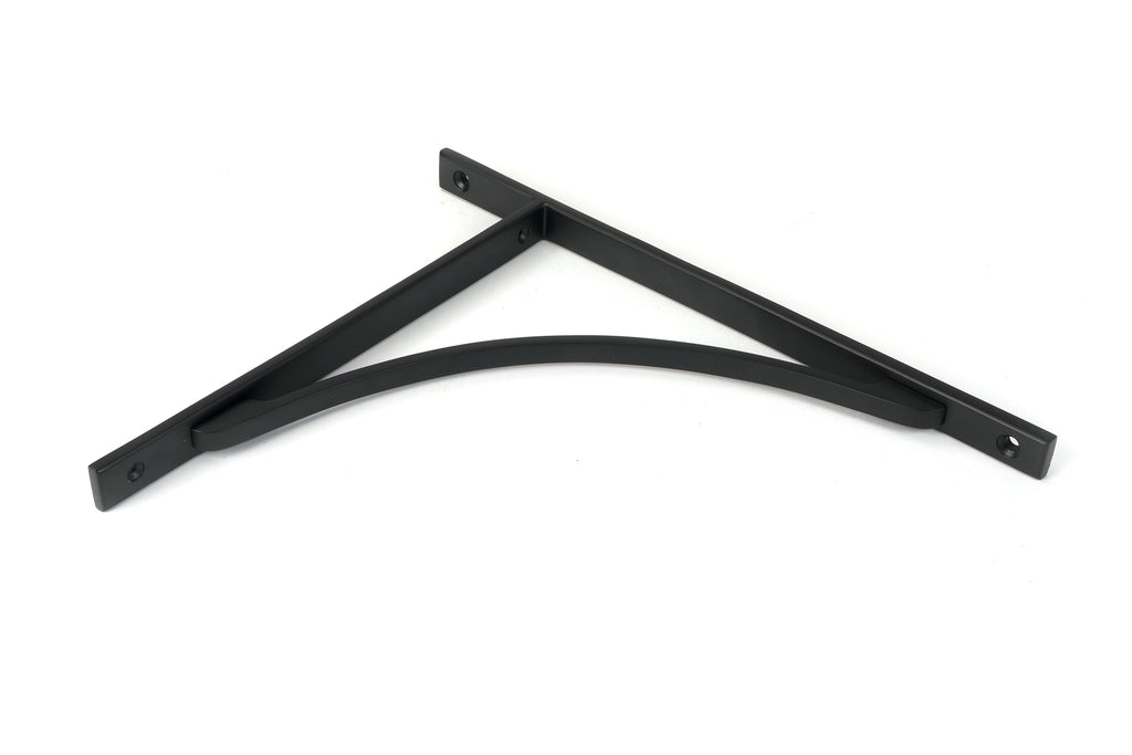 From The Anvil's Matt Black Apperley Shelf Bracket