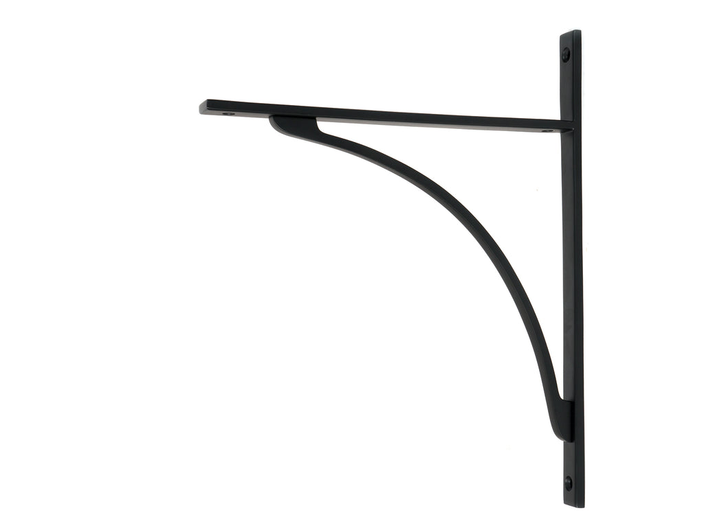 From The Anvil's Matt Black Apperley Shelf Bracket